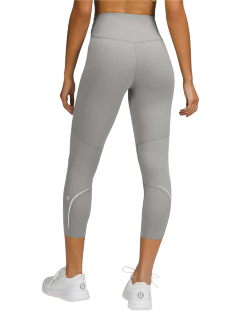 Lululemon Base Pace High-Rise Reflective Tight Legging Size 6 Gull Grey - Picture 2 of 10